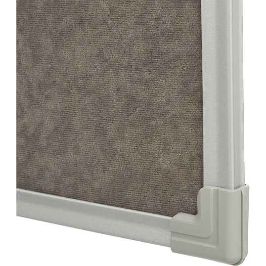 Доска Софтборд текст.90х120 Комус серый агат