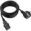 Кабель (питания) Cablexpert PC-186-1-3M,3м,Schuko-C13,Сечение 3x1кв.мм,черн