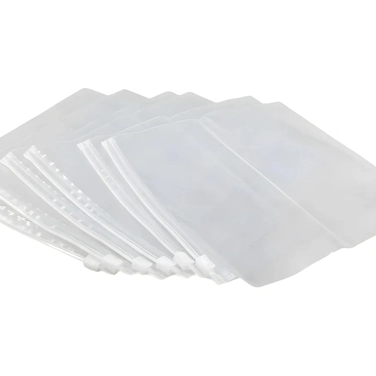 Пакет с замком слайдер EVA прозрачный 60 мкм 25х35, 50 шт/уп