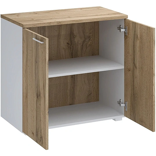 Двери Комус Мебель К-Loft 2шт. 241H008 764х16х680 дуб натур/бел ручка