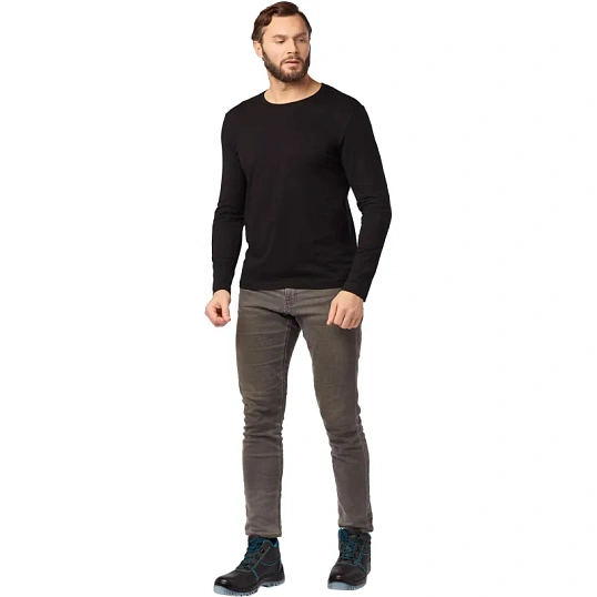 Футболка (160 г.) с длинным рукавом чрн.(XL)