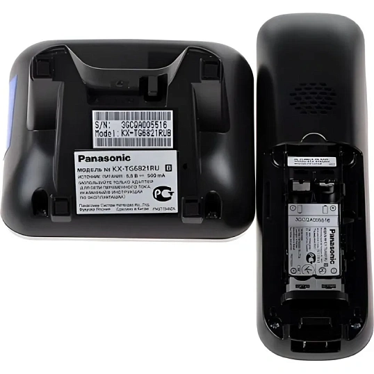 Радиотелефон Panasonic KX-TG6821RUB черный