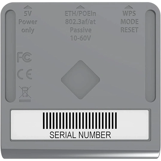 Маршрутизатор Wi-fi MikroTik mAP lite (RBmAPL-2nD), N300,USB,PoE