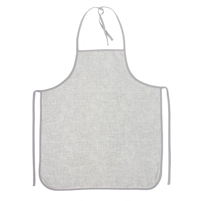 Фартук кухонный 70х60см, рогожка, 160г/м2, Рант серый