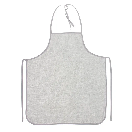 Фартук кухонный 70х60см, рогожка, 160г/м2, Рант серый