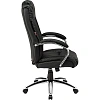 Кресло BN_Dt_EChair-561 TR рец. кожа черная, хром