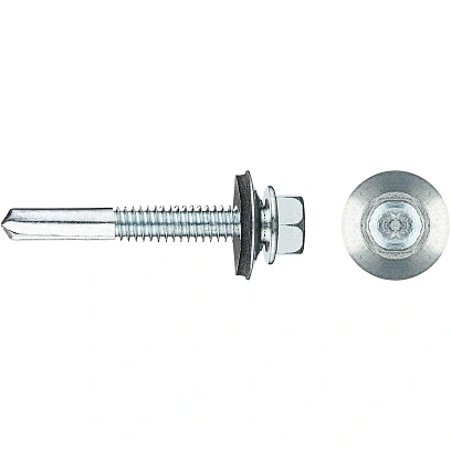 Саморезы кр. оцин КРс ZP 5,5х38 удл.сверло 50шт/уп-контейнер Zitar (142302)