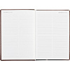 Ежедневник недатированный корич, тв.пер, 140х200, 160л, Lozanna AZ052/brown