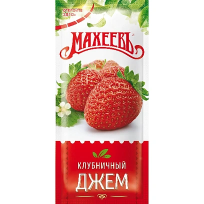 Джем Махеевъ Клубничный 18гx96шт/уп