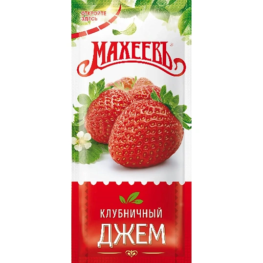 Джем Махеевъ Клубничный 18гx96шт/уп