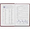 Ежедневник недатированный бордо, А6,100x150, 320стр, Agenda