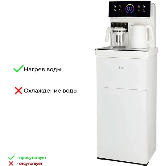 Кулер Ecotronic TB25-LNR white с чайным столиком Тиабар