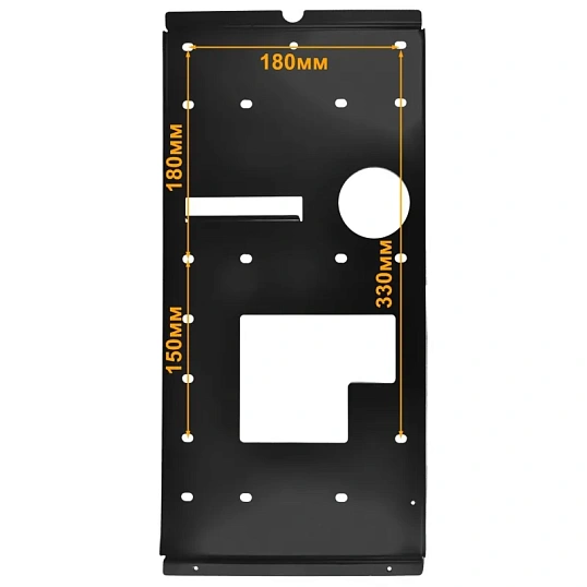 Сушилка для рук электрическая 1,8кВт хром погружная Puff-8870C New