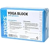Блок для йоги TORRES, YL8005, размер 8x15x23 см, материал ЭВА, голубой
