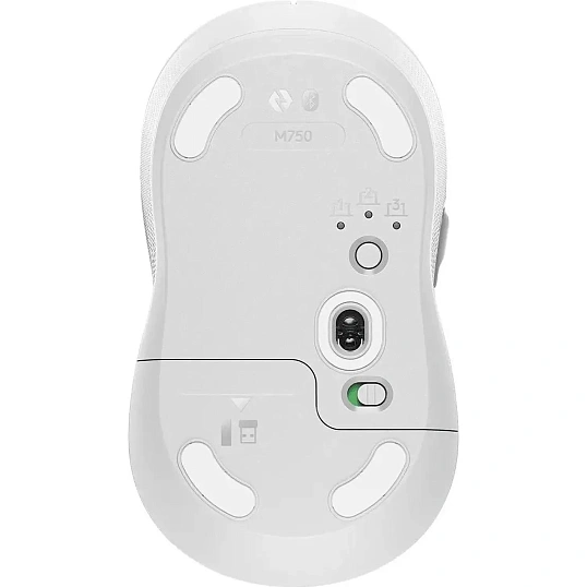 Мышь компьютерная Logitech M750 4000dpi BT/USB 5but (910-006271)бел