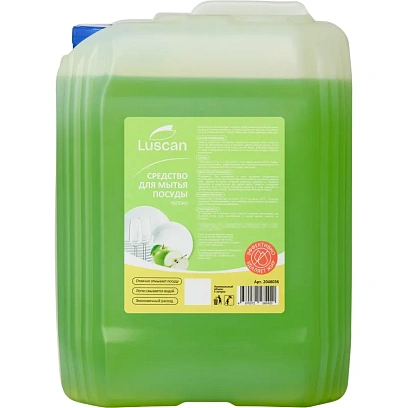 Средство для мытья посуды Luscan Яблоко 5л канистра