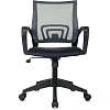 Кресло БР Комус Мебель EChair-396 сетка/ткань,серый/черный,пластик