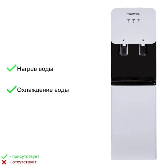 Кулер Aqua Work 11 LR бело-черный