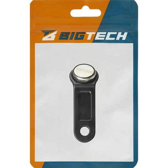 Электронный ключ Bigtech Touch Memory (iButton) DS 1990 черный (уп.10шт)