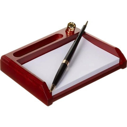 Набор настольный M5C-10 на 5 предметов из дерева, цвет: красное дерево