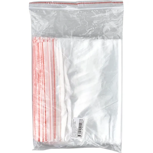 Пакет с замком (Zip Lock) 20x30 см., 35мкм, 100 шт/