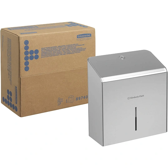 Диспенсер для туалетной бумаги в больших рул.Kimberly-Clark стальной 8974