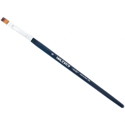 Кисть художеств. Малевичъ Andy синтетич.мягк,плоская,№6, корот.ручка,753106