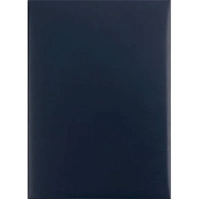 Папка адресная без тиснения бумвинил с поролоном синяя