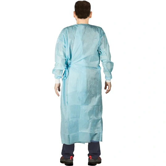 Халат хирург. стер., XL (52-54), Стандарт+, (пл 40, смс) 1шт./уп