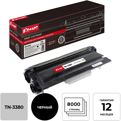 Картридж лазерный Комус TN-3380 чер.пов.емк. для Brother HL-5450DN