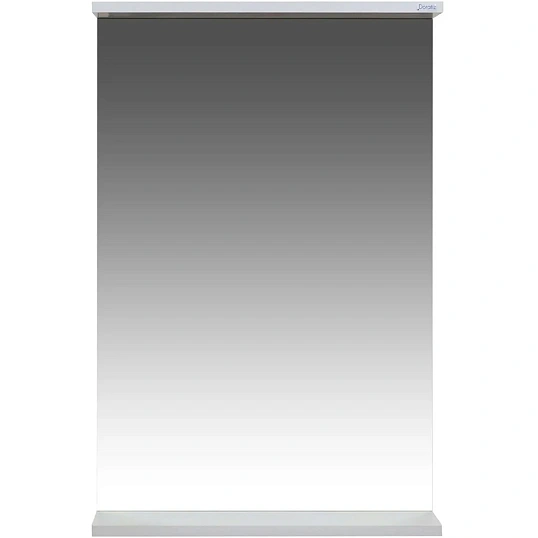 Зеркало TZ_Бора-бора 50 с полкой, белое