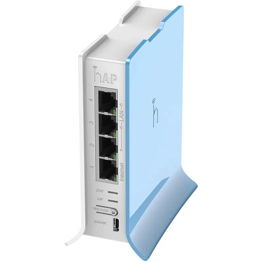 Маршрутизатор Wi-fi MikroTik RouterBOARD hAP lite RB941-2nD-TC,N300,USB,PoE