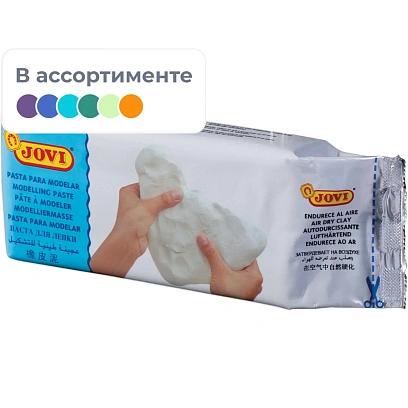 Паста для моделирования отвердевающая,500г,белый,вакуумный пакет,JOVI,85