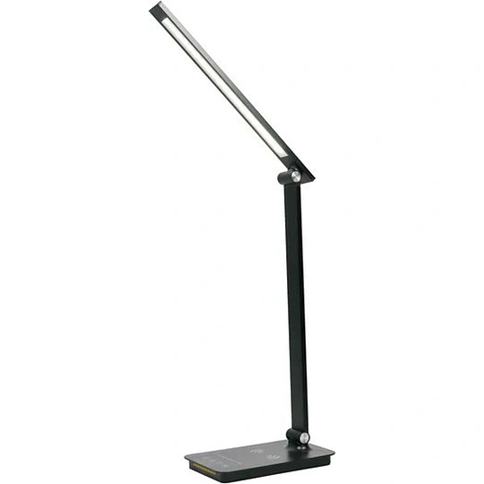 Светильник Ultraflash UF-834 C02 черн (Led настол, 8Вт, 5 ССТ, ночник, Зар)