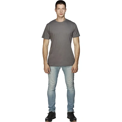 Футболка (160г) с кор.рукавом т.сер.(XXL)