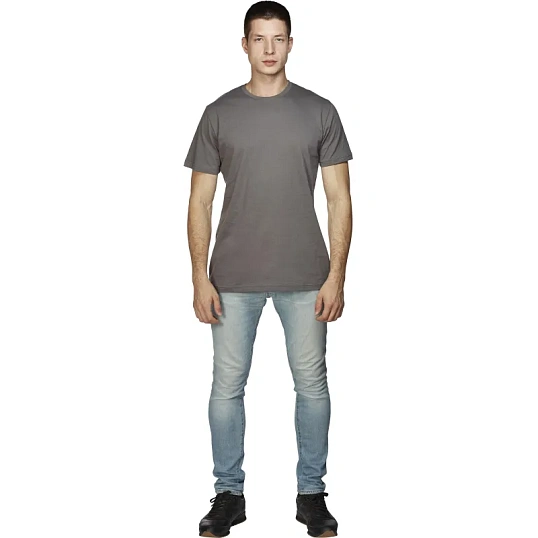 Футболка (160г) с кор.рукавом т.сер.(XXXL)