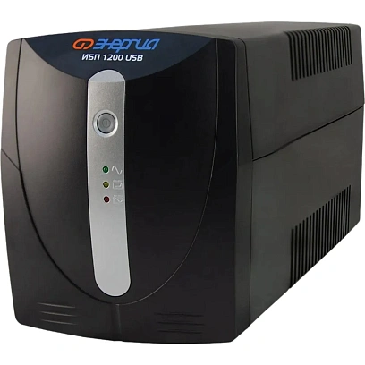 ИБП Энергия 1200 USB, лин.-инт., 1200ВА/720Вт, 3xEURO(Е0201-0051)
