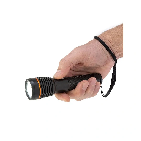 Фонарь ручной ЯРКИЙ ЛУЧ T7v.3 Osram P9 max 5000K 3 реж. IPX4 акк