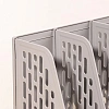 Лоток вертикальный д/бумаг Deli E9843,сбор,3отд,сер,250x257x275мм,пл