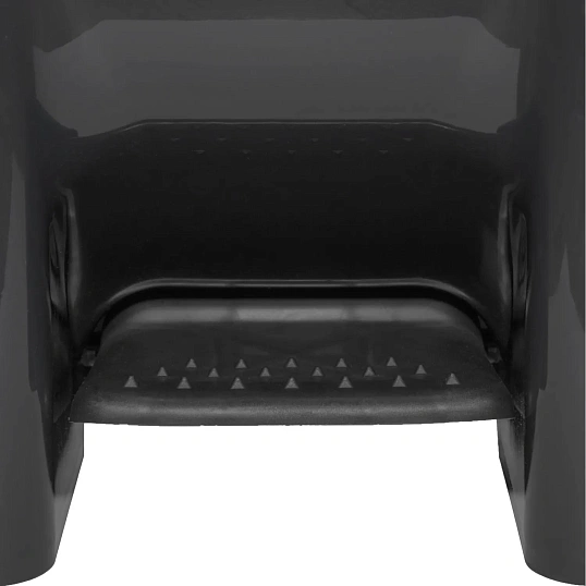 Контейнер-бак мусорный 110 л пластиковый на 2-х колесах с крышкой, синий