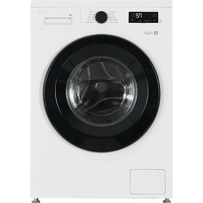 Стиральная машина LG F2Y1VS6W кл.:A фронт. макс.:9кг белый инвертер