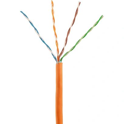 Кабель BigTech BT-CECR-010 медь FTP 4 пары, кат.5e AWG24 LSZH 305м оранж