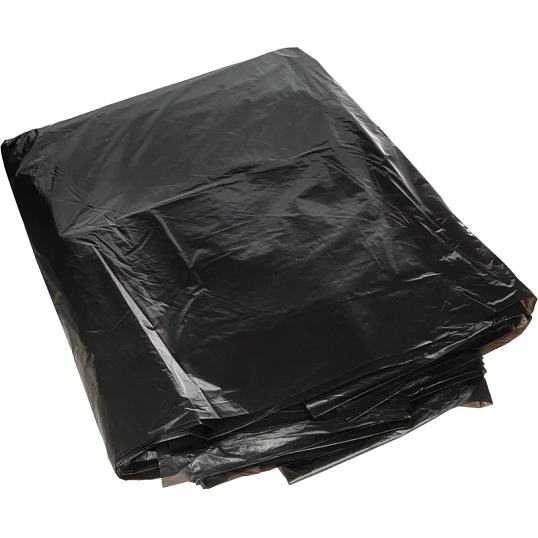 Мешки для мусора ПВД 180л 30мкм 50шт/уп черный