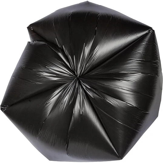 Мешки для мусора ПНД 60л  30шт/рул черные 58х68см Элементари ЕЛР60-30/35