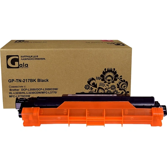 Тонер-картридж GalaPrint TN-217BK чер.пов.емк. для Brother DCPL3550