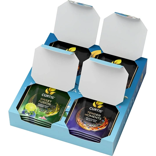 Чай Curtis Joyful Tea Set ассорти 4 вкуса 20 сашет