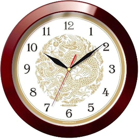 Часы настенные Troyka 11131190 круг плав.ход пластик