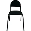 Стул КО_Echair 00С Серна каркас черный, ткань черная 101