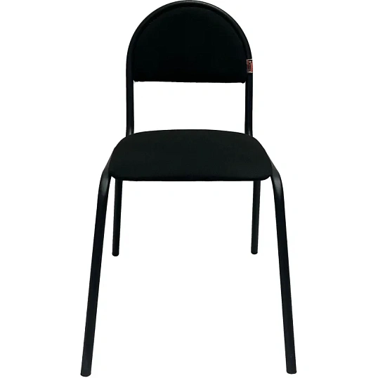 Стул КО_Echair 00С Серна каркас черный, ткань черная 101