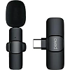 Микрофон Pero CM01,радио,ресивер Type-C, черный